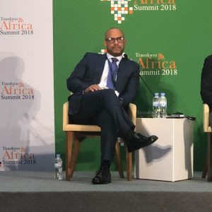 Laurent Lamothe attending the Transform Africa Summit 2018