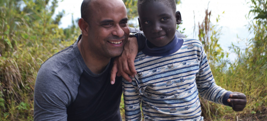 Laurent Lamothe helping kids in Haiti with education