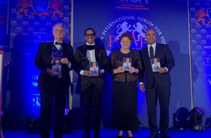 Laurent Lamothe inducted into the “HALL OF FAME” at the LONDON INTERNATIONAL FORUM for EQUALITY