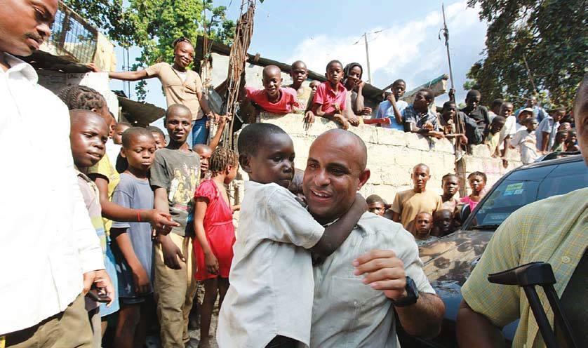 Laurent Lamothe in Haiti