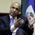 Laurent Lamothe speaks during an interview in Port-au-Prince